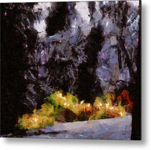 Woods Metal Print featuring the mixed media Ghost of Summer by Christopher Reed
