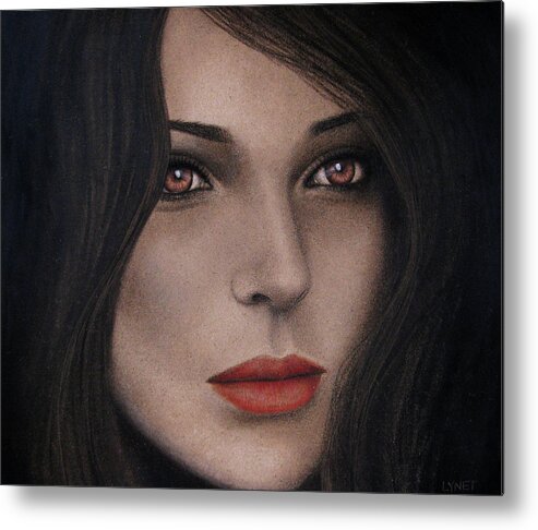 Intensity Metal Print featuring the painting Intensity by Lynet McDonald
