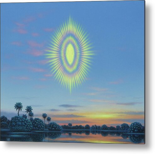 Spirit Metal Print featuring the painting Meditation by Tuco Amalfi