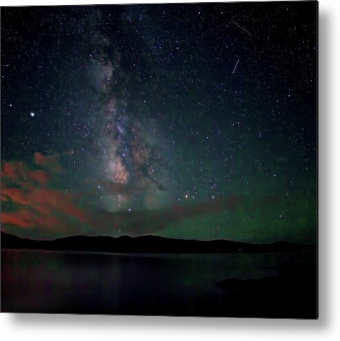 Milky Way Metal Print featuring the photograph Milky Way Over South Park by Bob Falcone