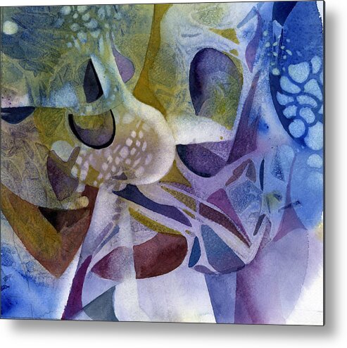 Nature Metal Print featuring the painting Patterns From Nature by Alfred Ng