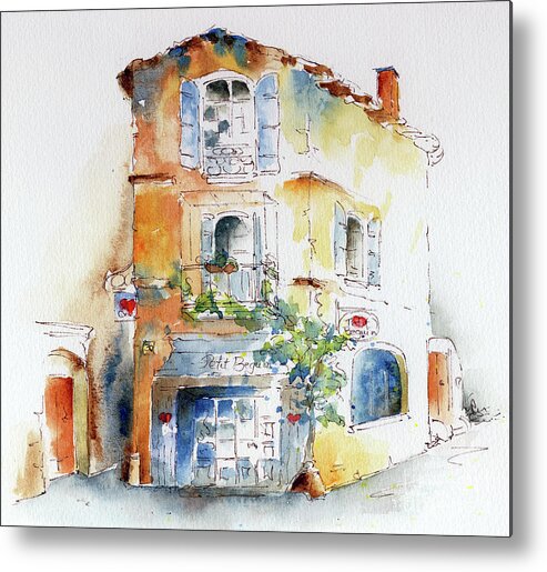  Metal Print featuring the painting Petit Beguin Uzes by Pat Katz