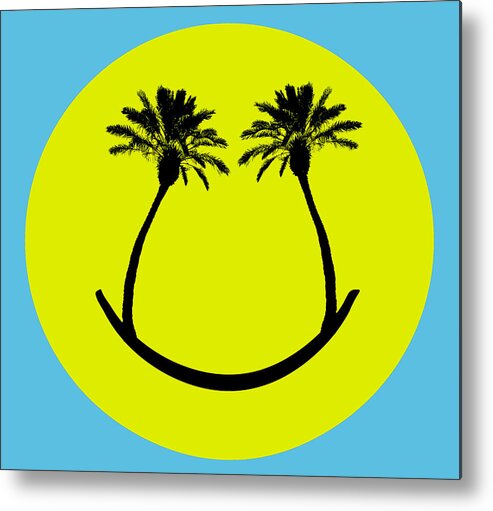 Smiley Metal Print featuring the photograph Smiley Palms by Bill Cannon