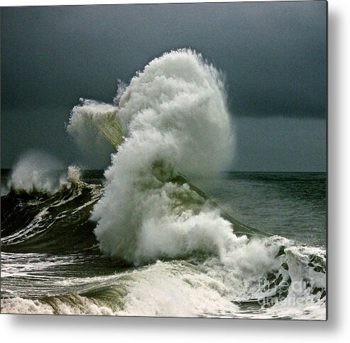 Storm Metal Print featuring the photograph Snake Wave by Michael Cinnamond