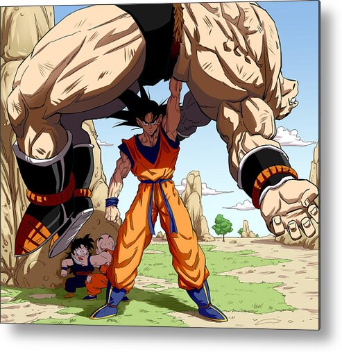 Son Goku vs Nappa - Final Strike Metal Print by Darko Babovic - Fine Art  America