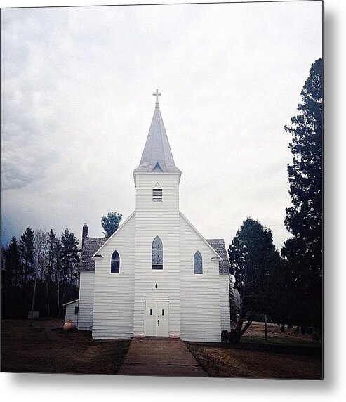 Emojisinthewild Metal Print featuring the photograph ⛪🌳 The Church Isn't The Building by Tim Landis