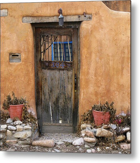 New Mexico Metal Print featuring the photograph 304 Canyon Road #1 by Wendell Thompson