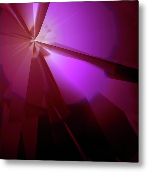 Ice Cube Metal Print featuring the photograph Abstract Background #1 by Joex93