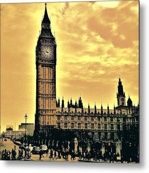 Tagstagramers Metal Print featuring the photograph Big Ben!! #1 by Chris Drake