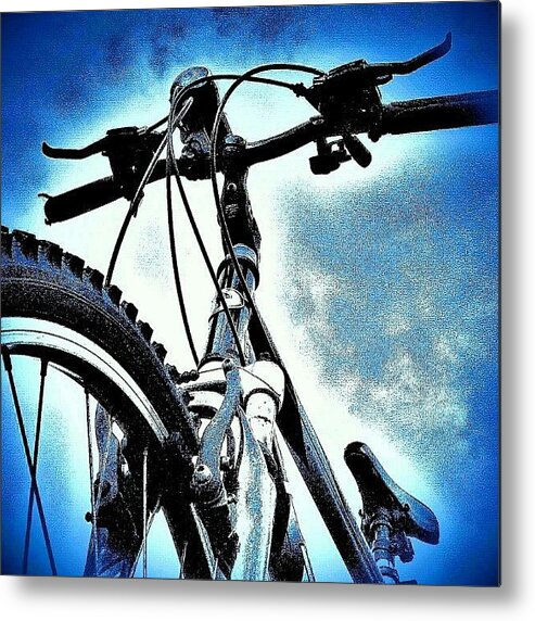 Tagstagramers Metal Print featuring the photograph Bike!! #1 by Chris Drake