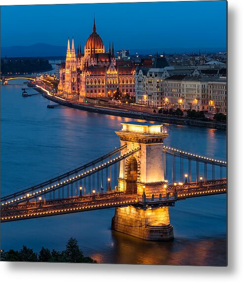 Budapest Metal Print featuring the photograph Budapest by Thomas D M??rkeberg