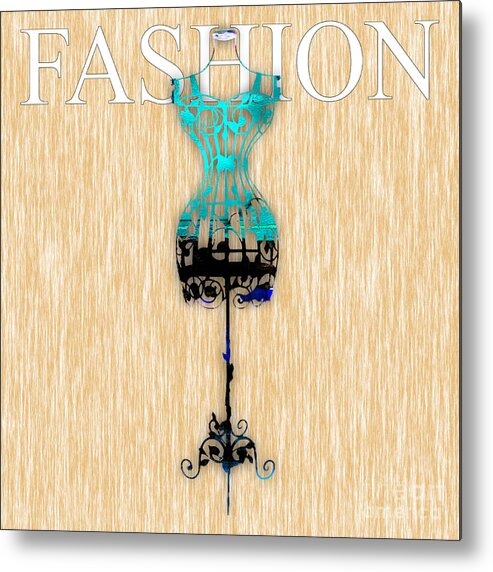 Fashion Metal Print featuring the mixed media Fashion #1 by Marvin Blaine