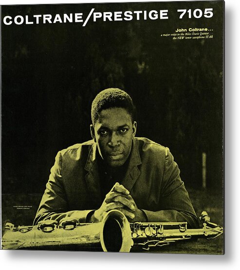 Jazz Metal Print featuring the digital art John Coltrane - Coltrane by Concord Music Group