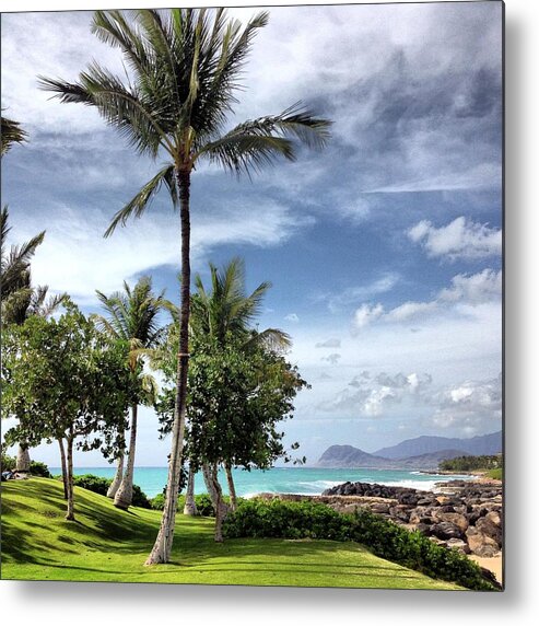 Ko Olina Lagoon Metal Print featuring the photograph Ko Olina Lagoon #1 by Gary Smith