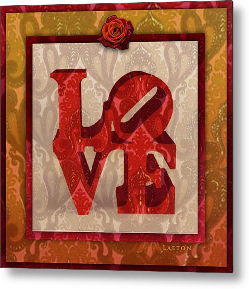 Love Metal Print featuring the photograph Love #1 by Richard Laeton