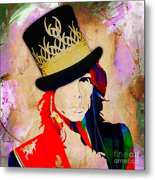 Steven Tyler Metal Print featuring the photograph Steven Tyler Collection #1 by Marvin Blaine