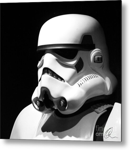 Star Wars Metal Print featuring the photograph Stormtrooper #2 by Chris Thomas