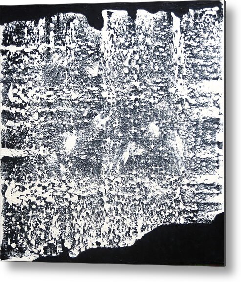 Abstract Metal Print featuring the painting Subjective Memory by J Loren Reedy