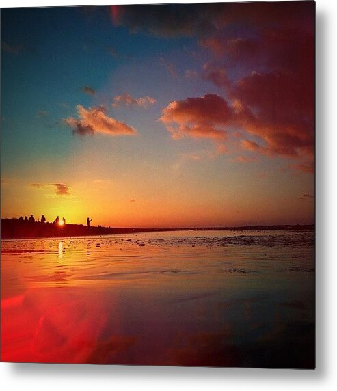 Beautiful Metal Print featuring the photograph Sunset #1 by Raimond Klavins