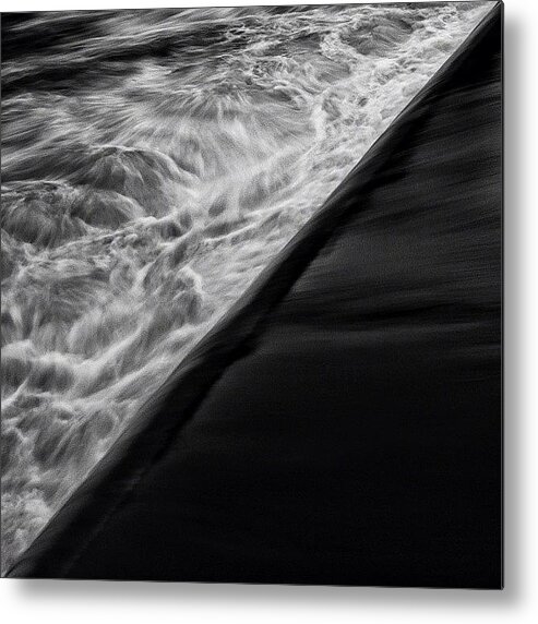  Metal Print featuring the photograph Wetherby Weir #1 by Carl Milner