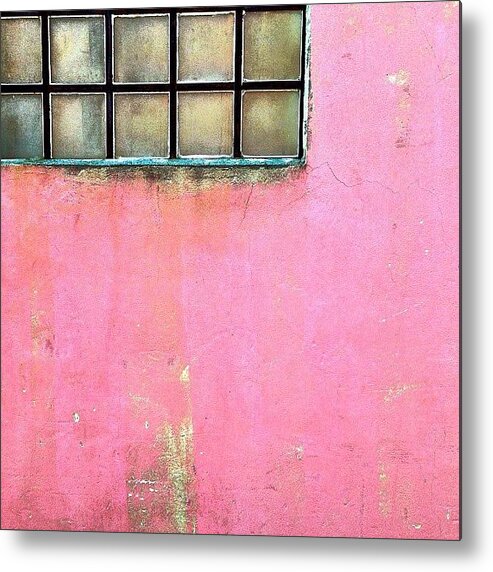 Pinkisobscene Metal Print featuring the photograph Window Detail by Julie Gebhardt