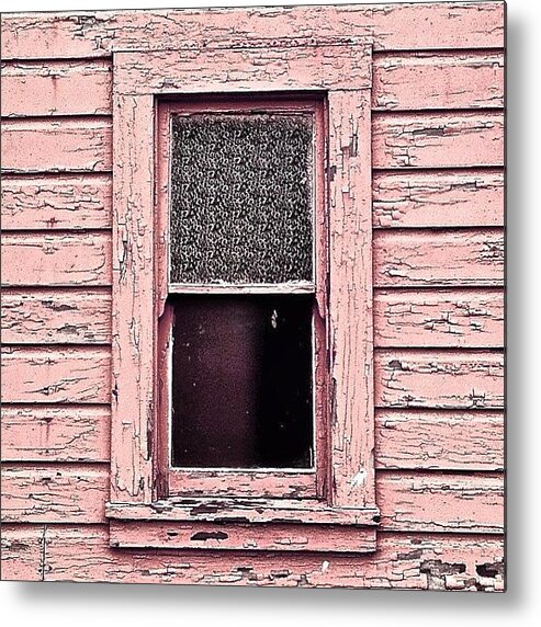 Pinkisobscene Metal Print featuring the photograph Worn Window #1 by Julie Gebhardt