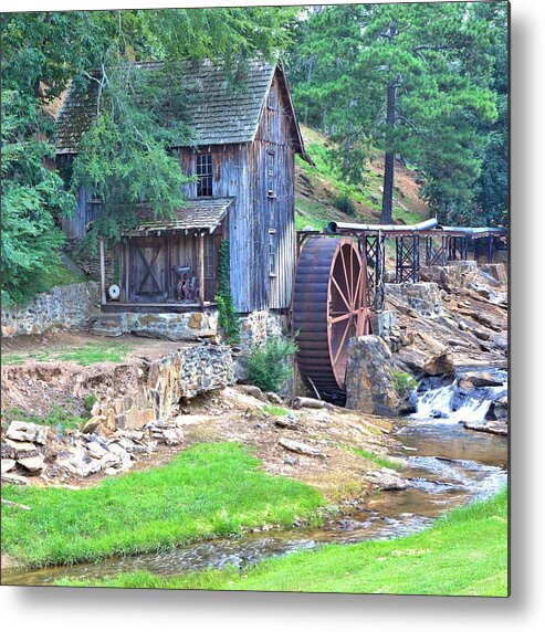 10385 Metal Print featuring the photograph Sixes Mill On Dukes Creek - Square by Gordon Elwell