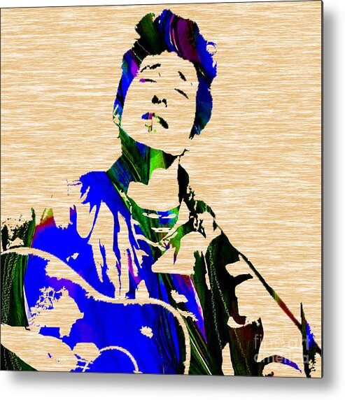 Bob Dylan Art Metal Print featuring the mixed media Bob Dylan Collection #51 by Marvin Blaine