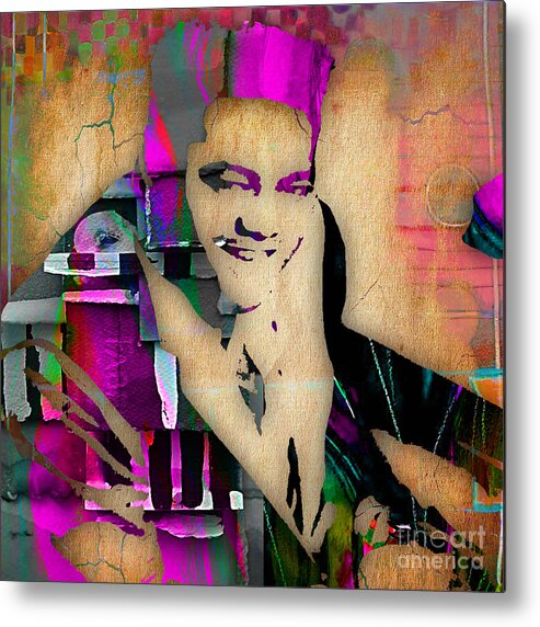 Fats Domino Metal Print featuring the mixed media Fats Domino Collection #2 by Marvin Blaine