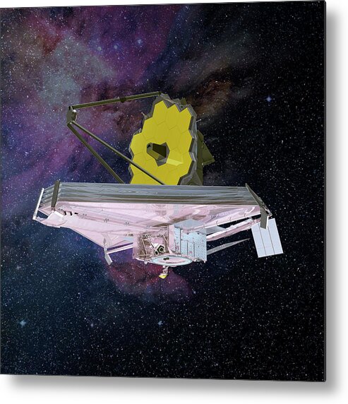 James Webb Space Telescope Metal Print featuring the photograph James Webb Space Telescope by Nasa