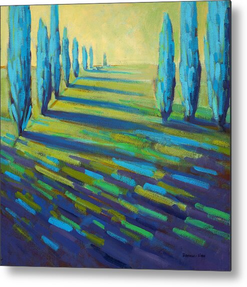 California Metal Print featuring the painting Lapis by Konnie Kim