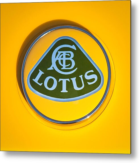 Lotus Emblem Metal Print featuring the photograph Lotus Emblem by Jill Reger