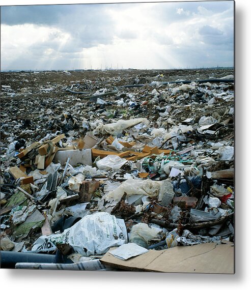 Environment Metal Print featuring the photograph Toxic Waste Dump #2 by Robert Brook/science Photo Library