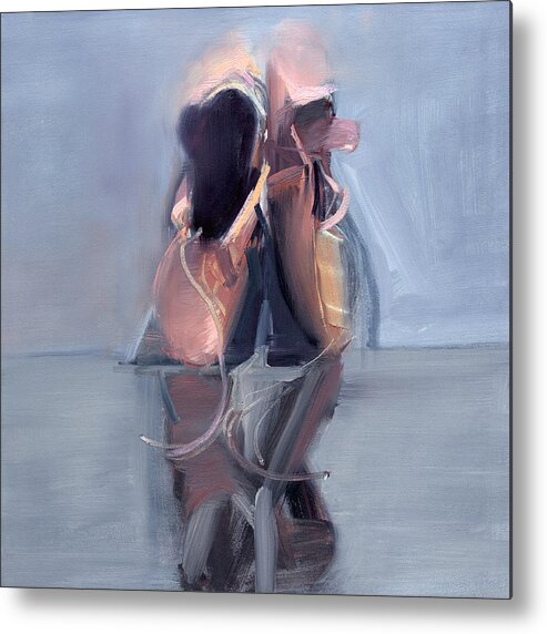 Ballet Metal Print featuring the painting Untitled #490 by Chris N Rohrbach
