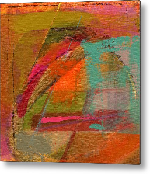 Abstract Metal Print featuring the painting Untitled #283 by Chris N Rohrbach