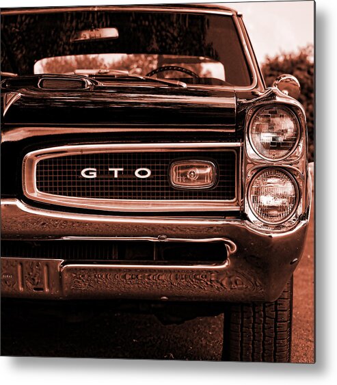 1966 Metal Print featuring the photograph 1966 Pontiac GTO #3 by Gordon Dean II