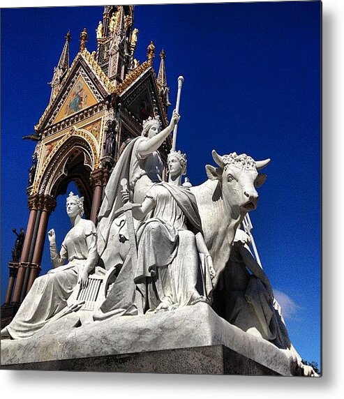  Metal Print featuring the photograph Albert Memorial #3 by Robin Forster