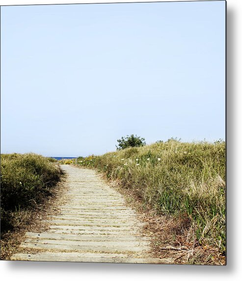 Beach Metal Print featuring the photograph Beach trail #3 by Les Cunliffe