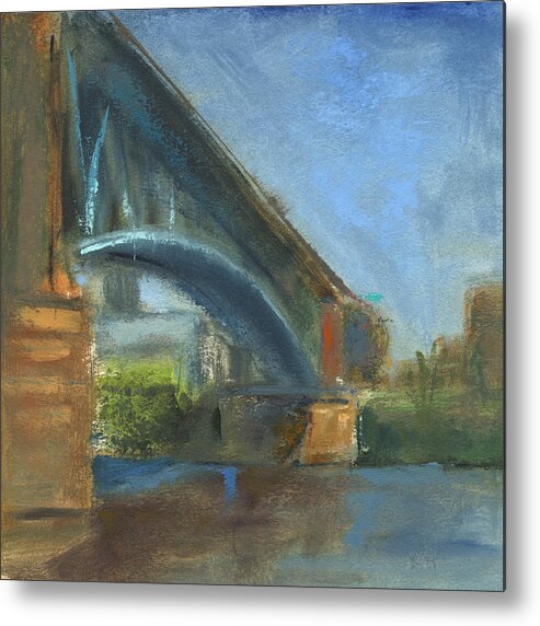 Bridges Metal Print featuring the painting Untitled #7 by Chris N Rohrbach