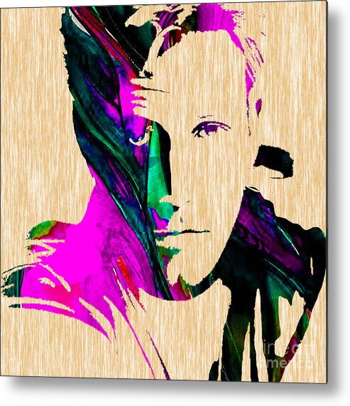Ben Affleck Metal Print featuring the mixed media Ben Affleck Collection #4 by Marvin Blaine