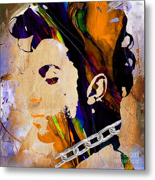 Prince Metal Print featuring the mixed media Prince Collection #4 by Marvin Blaine