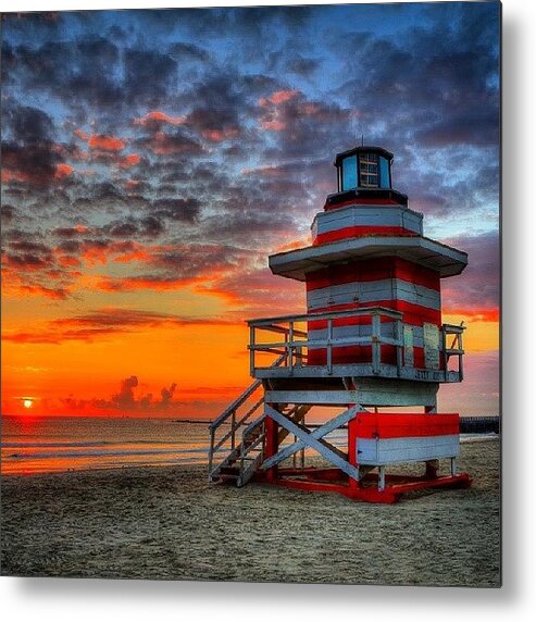 Surf Metal Print featuring the photograph #surfing #surf #sunset #beach #waves #40 by Diego Jhon