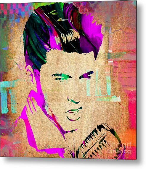 Ricky Nelson Metal Print featuring the mixed media Ricky Nelson Collection #5 by Marvin Blaine