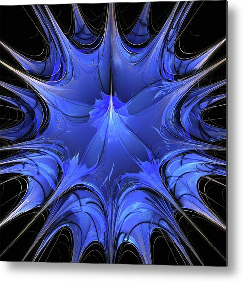 3-dimensional Metal Print featuring the photograph 3d Fractal by Laguna Design/science Photo Library