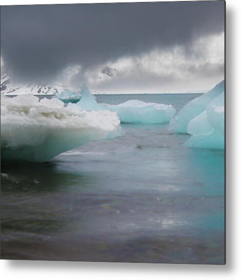 Tranquility Metal Print featuring the photograph Antarctica #6 by Michael Leggero