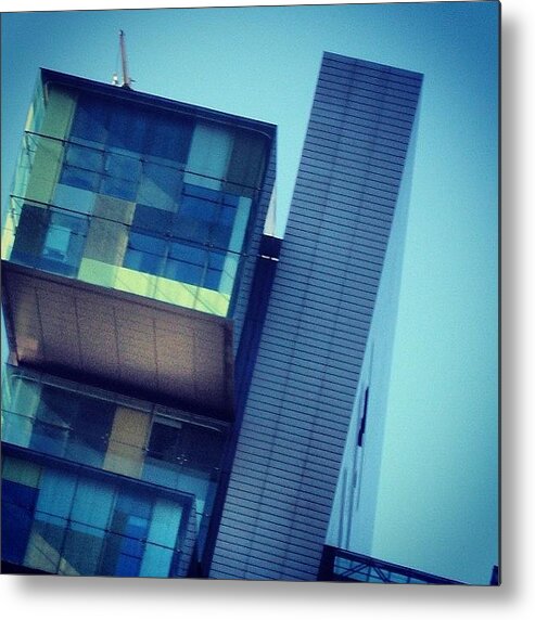  Metal Print featuring the photograph Salford And Manchester.....today #6 by Chris Jones