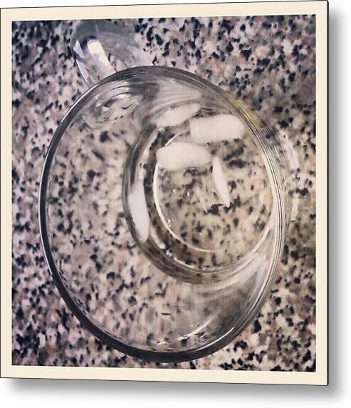 Glass Metal Print featuring the photograph Instagram Photo #8 by Nadia Murash