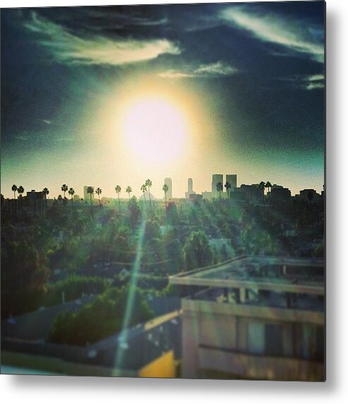 Beautiful Metal Print featuring the photograph #85 #degrees #beverlyhills #bh #85 by Thewinery Wine