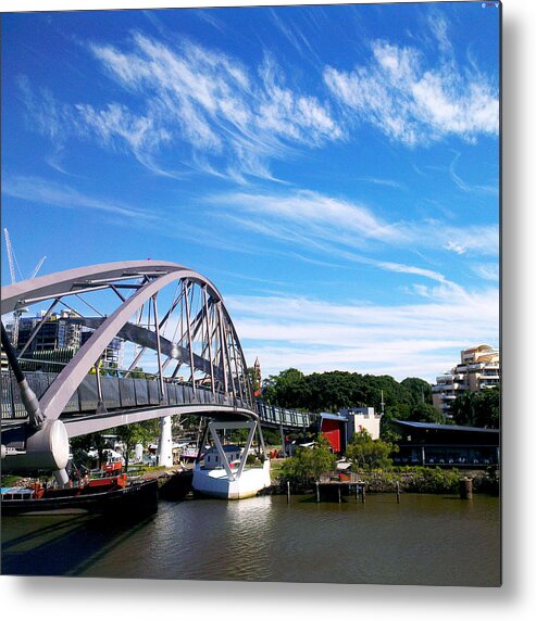  Metal Print featuring the photograph A Bridge of Goodwill by Edwin Vincent