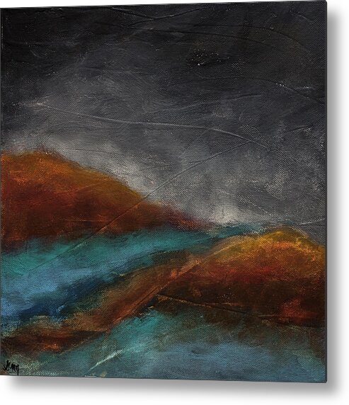 Abstract Painting Metal Print featuring the painting A Painting A Day #1 by Gray Artus